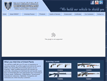 Tablet Screenshot of orient-security.com